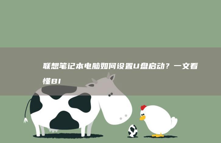 联想笔记本电脑如何设置U盘启动？一文看懂BIOS配置与快捷键调用全攻略 (联想笔记本电脑)